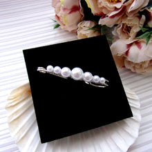 Charger l&#39;image dans la galerie, Epingle broche attache-traîne minimaliste en perles pour robe de mariée 