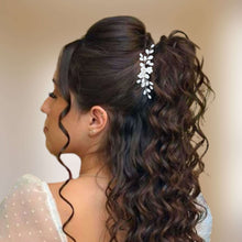 Charger l'image dans la galerie, Petit bijou de cheveux en porcelaine froide pour coiffure de mariage romantique