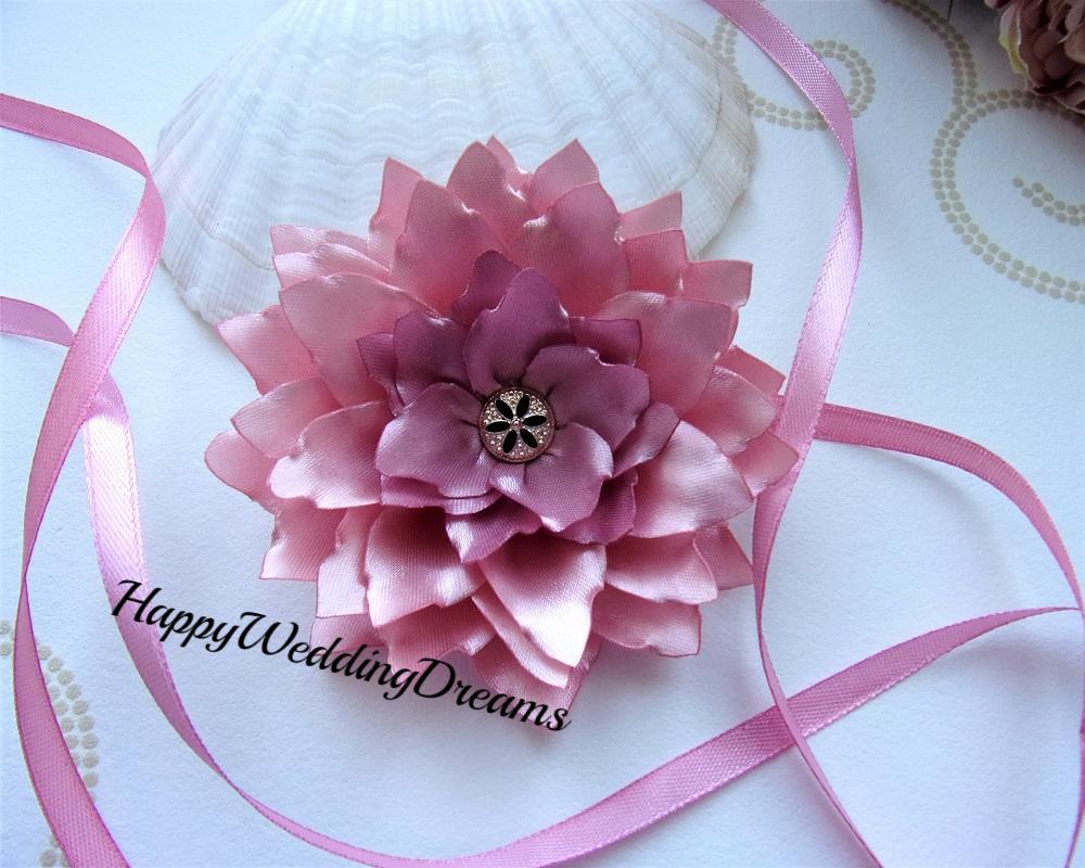 Grande pince à cheveux fleur rouge bordeaux pour fête de Grande pince à cheveux fleur rouge bordeaux pour fête de