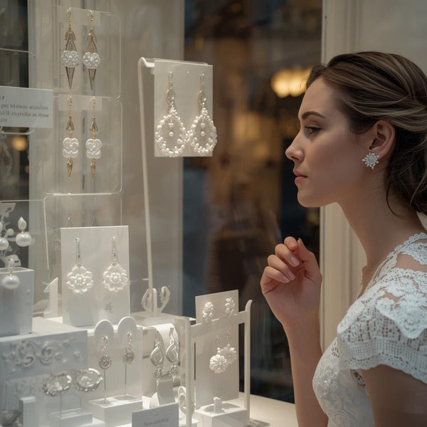 Comment choisir la paire de boucles d’oreilles parfaite pour votre mariage?