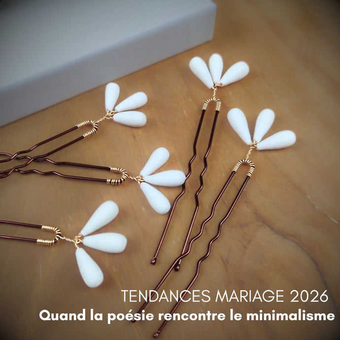 Tendances mariage 2026 : quand la poésie rencontre le minimalisme