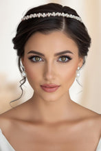 Charger l&#39;image dans la galerie, bandeau de cheveux classique en perles nacrées pour coiffure de mariage romantique