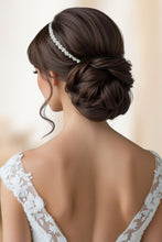 Charger l&#39;image dans la galerie, bandeau de cheveux classique en perles nacrées pour coiffure de mariage romantique