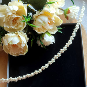 Ceinture élégante en perles nacrées pour robe de mariage classique romantique